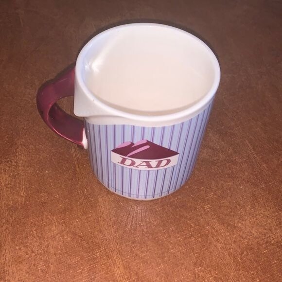 Dad Mug Shirt Collar Design Ceramic Coffee Tea Cup - Picture 2 of 8